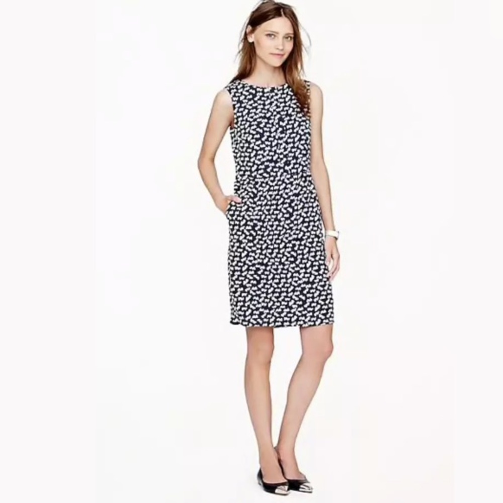 JCrew tossed hearts dress